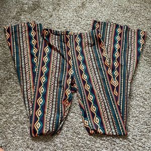SHEIN Flared Boho Style Pants size Small